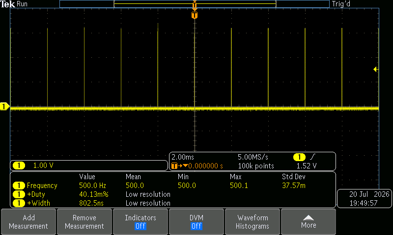 Tek scope capture